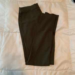 Olive green Michael Kors stretchy work pants